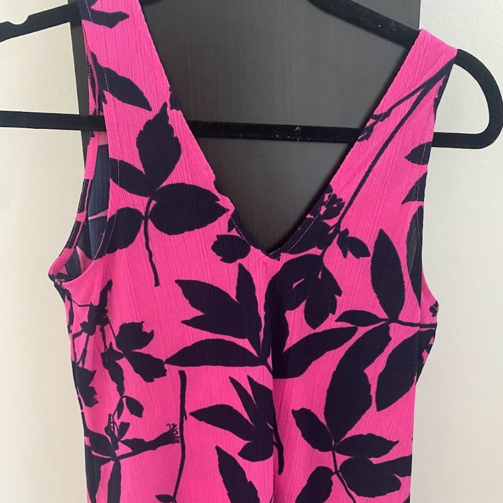 Rachel Roy Bright Patterned Sleeveless Top